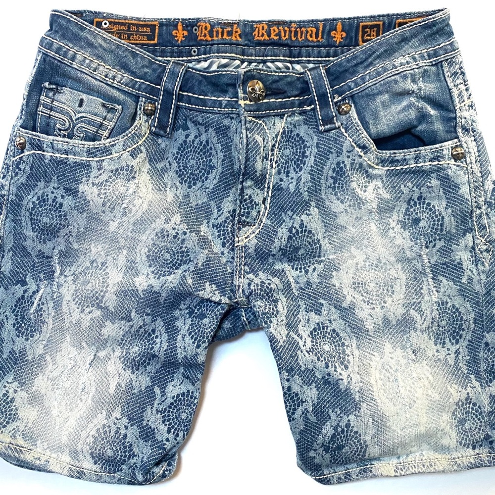 Rock Revival Lydia Easy Denim Shorts 28